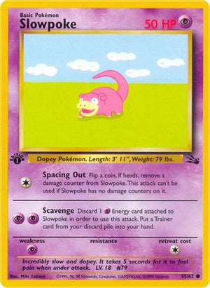 Slowpoke 55/62 - Fossil Unlimited - Poke-Collect