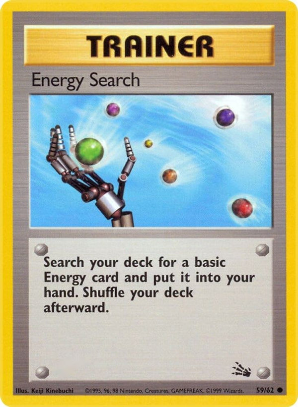 Energy Search 59/62 - Fossil Unlimited - Poke-Collect