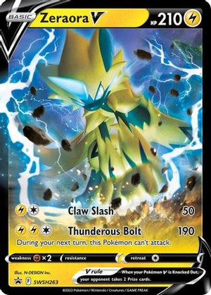 Zeraora V SWSH263/307 - SWSH Black Star Promos Holofoil - Poke-Collect