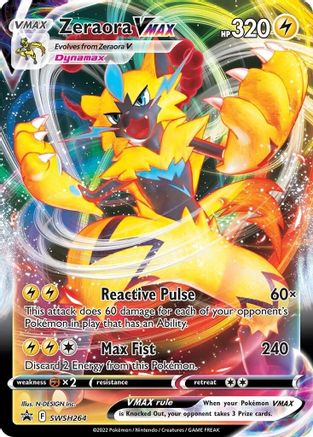 Zeraora VMAX SWSH264/307 - SWSH Black Star Promos Holofoil - Poke-Collect