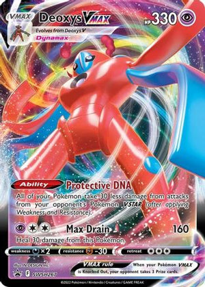 Deoxys VMAX SWSH267/307 - SWSH Black Star Promos Holofoil