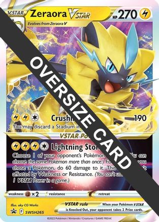 Zeraora VSTAR - SWSH265 SWSH265 - Jumbo Cards Holofoil - Poke-Collect