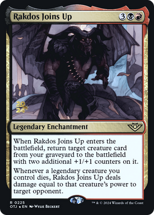 Rakdos Joins Up (PRE-225) - Outlaws of Thunder Junction Promos Foil - Poke-Collect