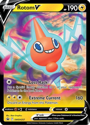 Rotom V - SWSH257 SWSH257/307 - SWSH Sword & Shield Promo Cards Holofoil - Poke-Collect