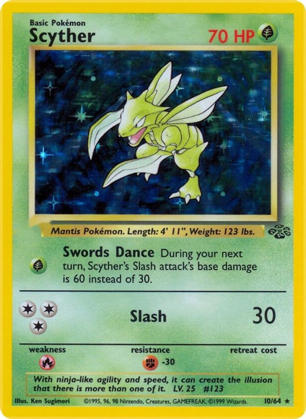 Scyther (10) 10/64 - Jungle Unlimited Holofoil - Poke-Collect