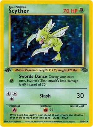 Scyther 10/64 - Jungle Unlimited Holofoil - Poke-Collect