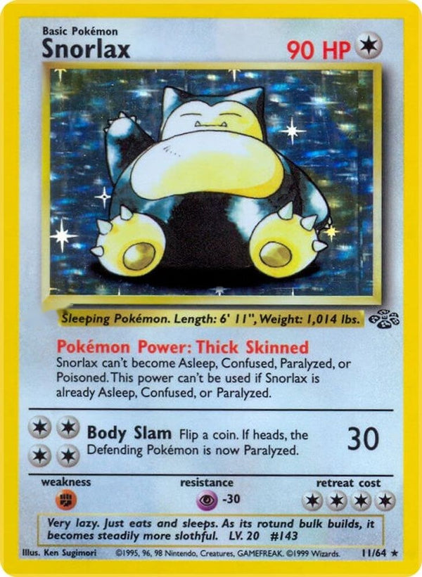 Snorlax 11/64 - Jungle Unlimited Holofoil - Poke-Collect