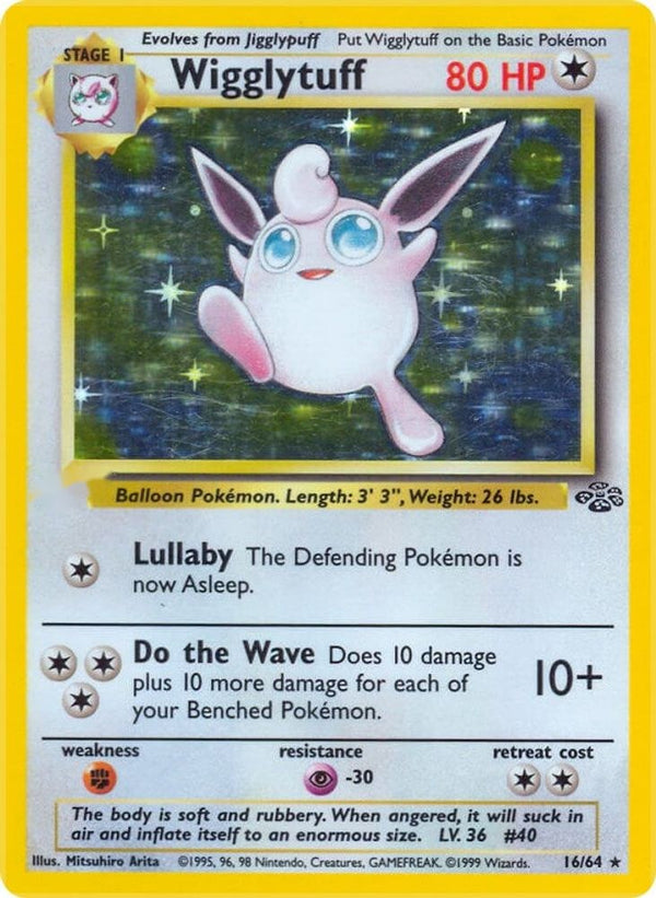 Wigglytuff 16/64 - Jungle Unlimited Holofoil - Poke-Collect