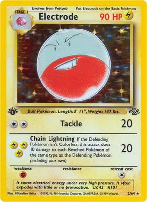 Electrode (2) 2/64 - Jungle 1st Edition Holofoil