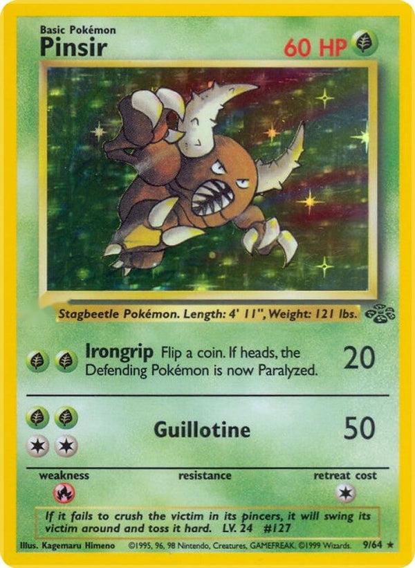 Pinsir (9) 9/64 - Jungle Unlimited Holofoil - Poke-Collect