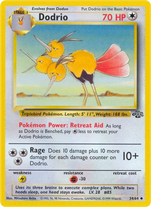 Dodrio 34/64 - Jungle Unlimited - Poke-Collect