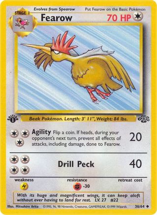 Fearow 36/64 - Jungle Unlimited - Poke-Collect