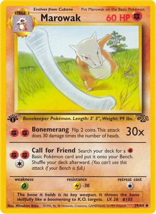 Marowak 39/64 - Jungle Unlimited - Poke-Collect