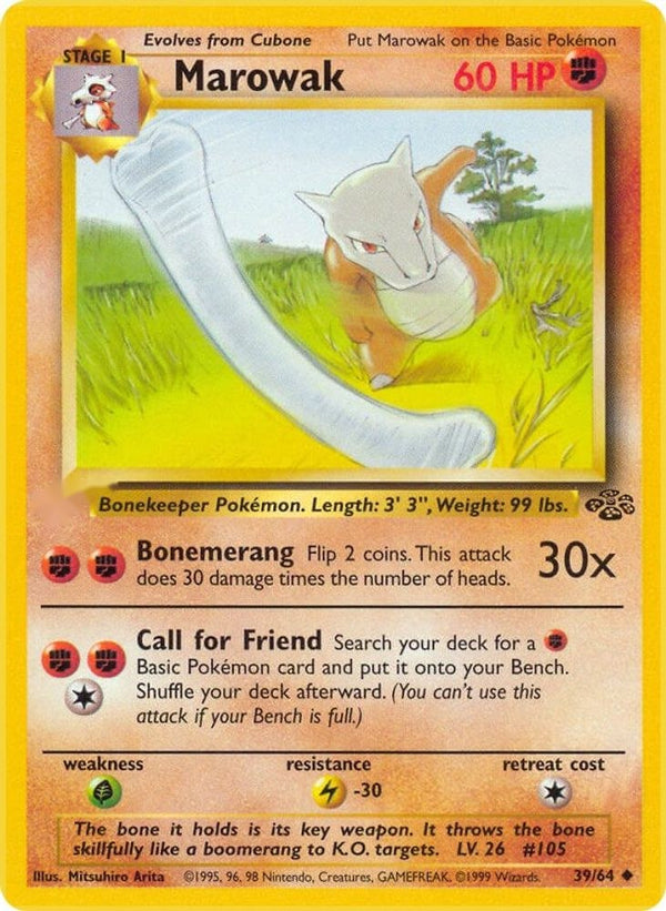 Marowak 39/64 - Jungle Unlimited - Poke-Collect