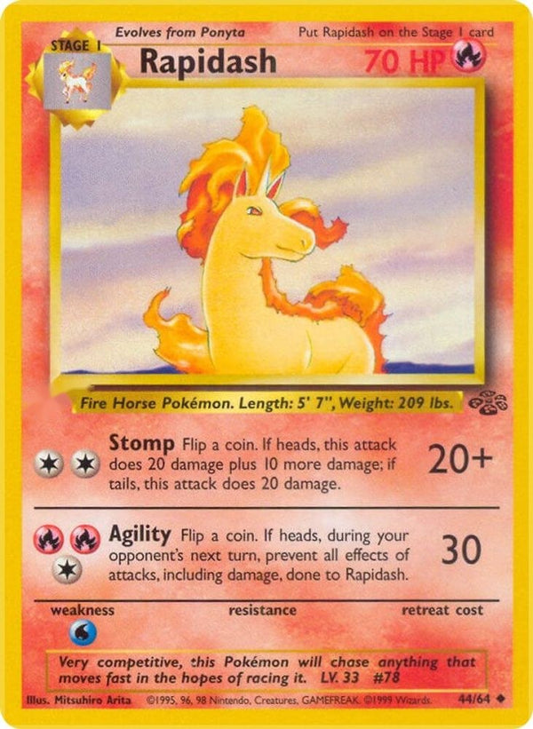 Rapidash 44/64 - Jungle Unlimited - Poke-Collect