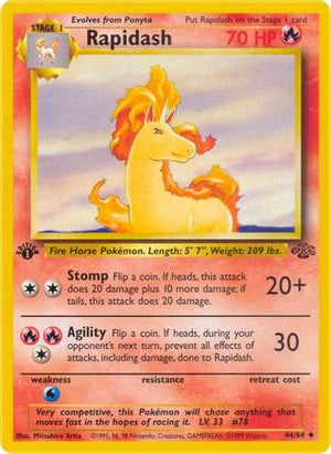 Rapidash 44/64 - Jungle 1st Edition