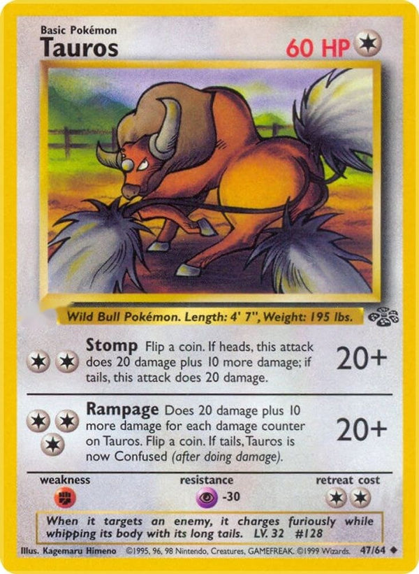 Tauros 47/64 - Jungle Unlimited - Poke-Collect