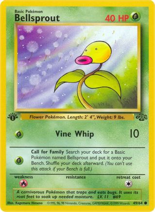 Bellsprout 49/64 - Jungle 1st Edition - Poke-Collect