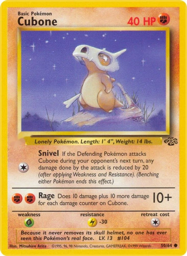 Cubone 50/64 - Jungle Unlimited - Poke-Collect