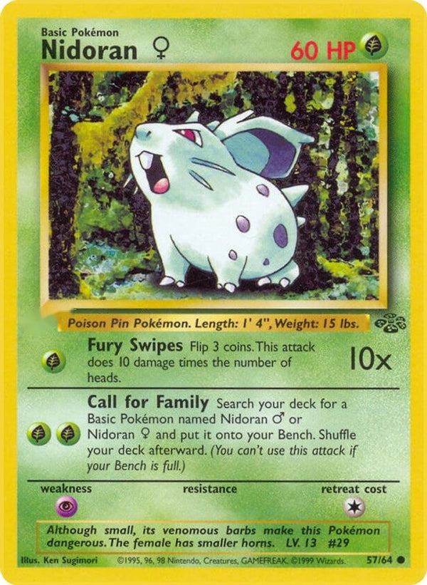 Nidoran F 57/64 - Jungle Unlimited - Poke-Collect