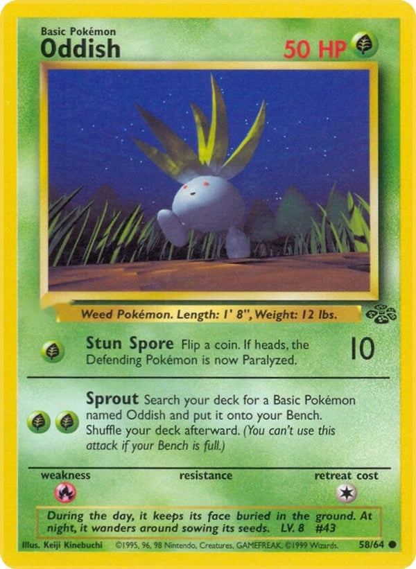 Oddish 58/64 - Jungle Unlimited - Poke-Collect