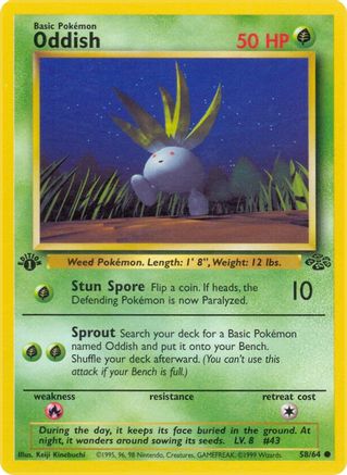 Oddish 58/64 - Jungle Unlimited - Poke-Collect