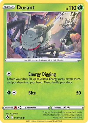 Durant 13/195 - SWSH12 Silver Tempest Reverse Holofoil - Poke-Collect