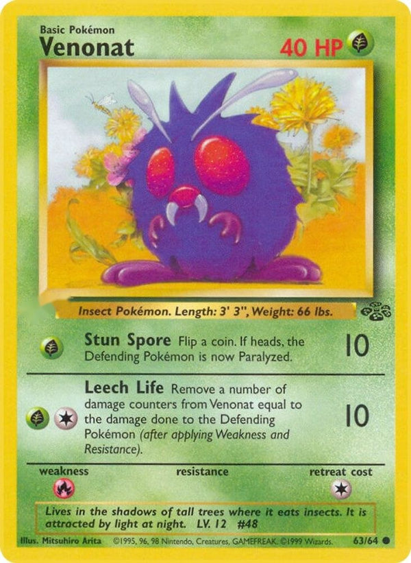 Venonat 63/64 - Jungle Unlimited - Poke-Collect