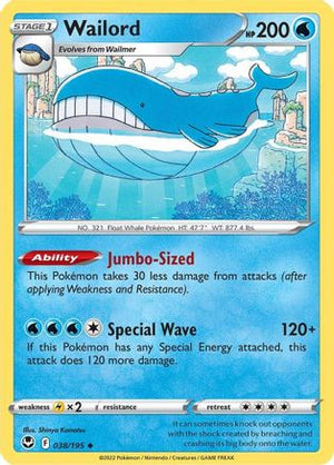 Wailord 38/195 - Silver Tempest - Poke-Collect