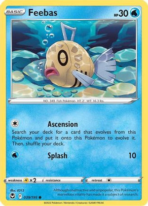 Feebas 39/195 - Silver Tempest Reverse Holofoil - Poke-Collect