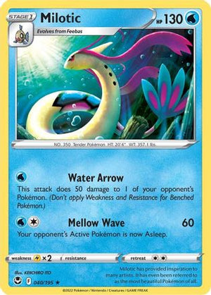 Milotic 40/195 - Silver Tempest Reverse Holofoil - Poke-Collect