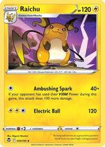 Raichu 50/195 - SWSH12 Silver Tempest Reverse Holofoil - Poke-Collect