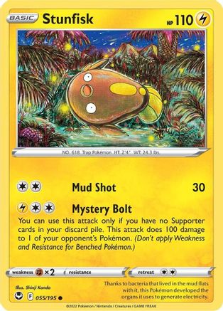 Stunfisk 55/195 - Silver Tempest - Poke-Collect