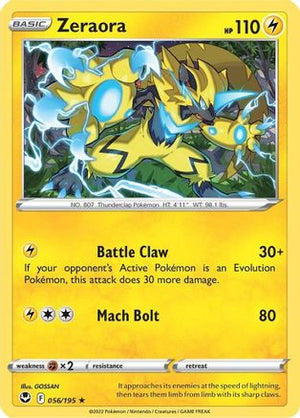 Zeraora 56/195 - Silver Tempest