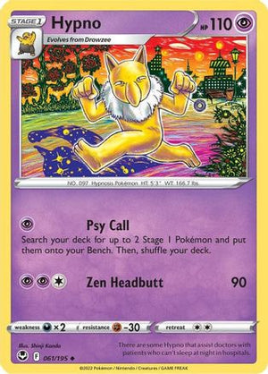 Hypno 61/195 - SWSH12 Silver Tempest - Poke-Collect