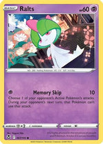 Ralts 67/195 - SWSH12 Silver Tempest Reverse Holofoil - Poke-Collect