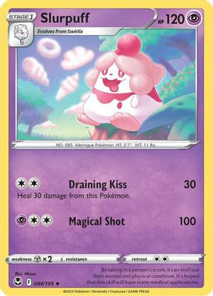 Slurpuff 84/195 - Silver Tempest Reverse Holofoil - Poke-Collect