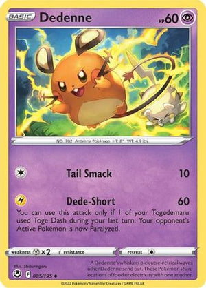 Dedenne 85/195 - Silver Tempest Reverse Holofoil