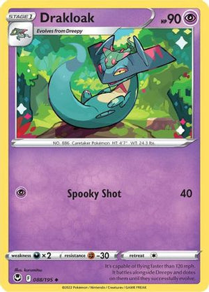 Drakloak 88/195 - SWSH12 Silver Tempest Reverse Holofoil - Poke-Collect