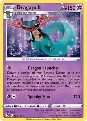 Dragapult 89/195 - SWSH12 Silver Tempest Holofoil - Poke-Collect