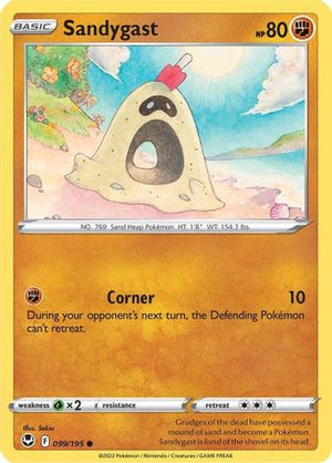 Sandygast 99/195 - Silver Tempest Reverse Holofoil - Poke-Collect