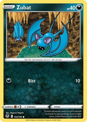 Zubat 103/195 - Silver Tempest - Poke-Collect