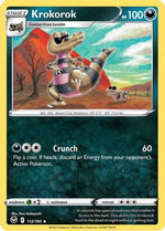 Krokorok 112/195 - SWSH12 Silver Tempest Reverse Holofoil - Poke-Collect