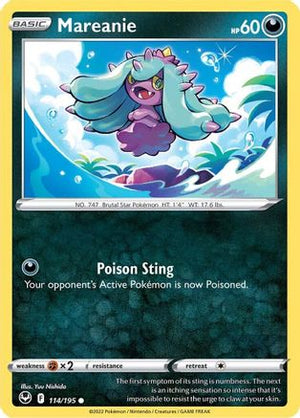 Mareanie 114/195 - Silver Tempest Reverse Holofoil - Poke-Collect