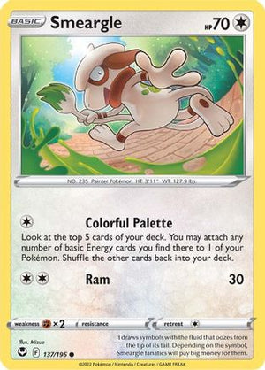 Smeargle 137/195 - Silver Tempest - Poke-Collect