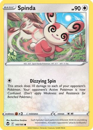 Spinda 141/195 - Silver Tempest - Poke-Collect