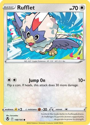 Rufflet 148/195 - Silver Tempest - Poke-Collect