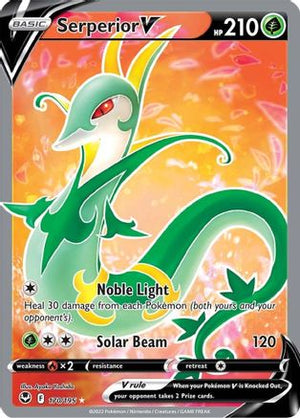 Serperior V (Full Art) 170/195 - SWSH12 Silver Tempest Holofoil - Poke-Collect