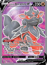 Hisuian Arcanine V (Full Art) 179/195 - SWSH12 Silver Tempest Holofoil - Poke-Collect