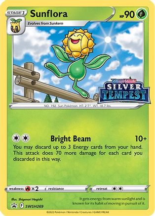 Sunflora SWSH269/307 - SWSH Black Star Promos Holofoil - Poke-Collect